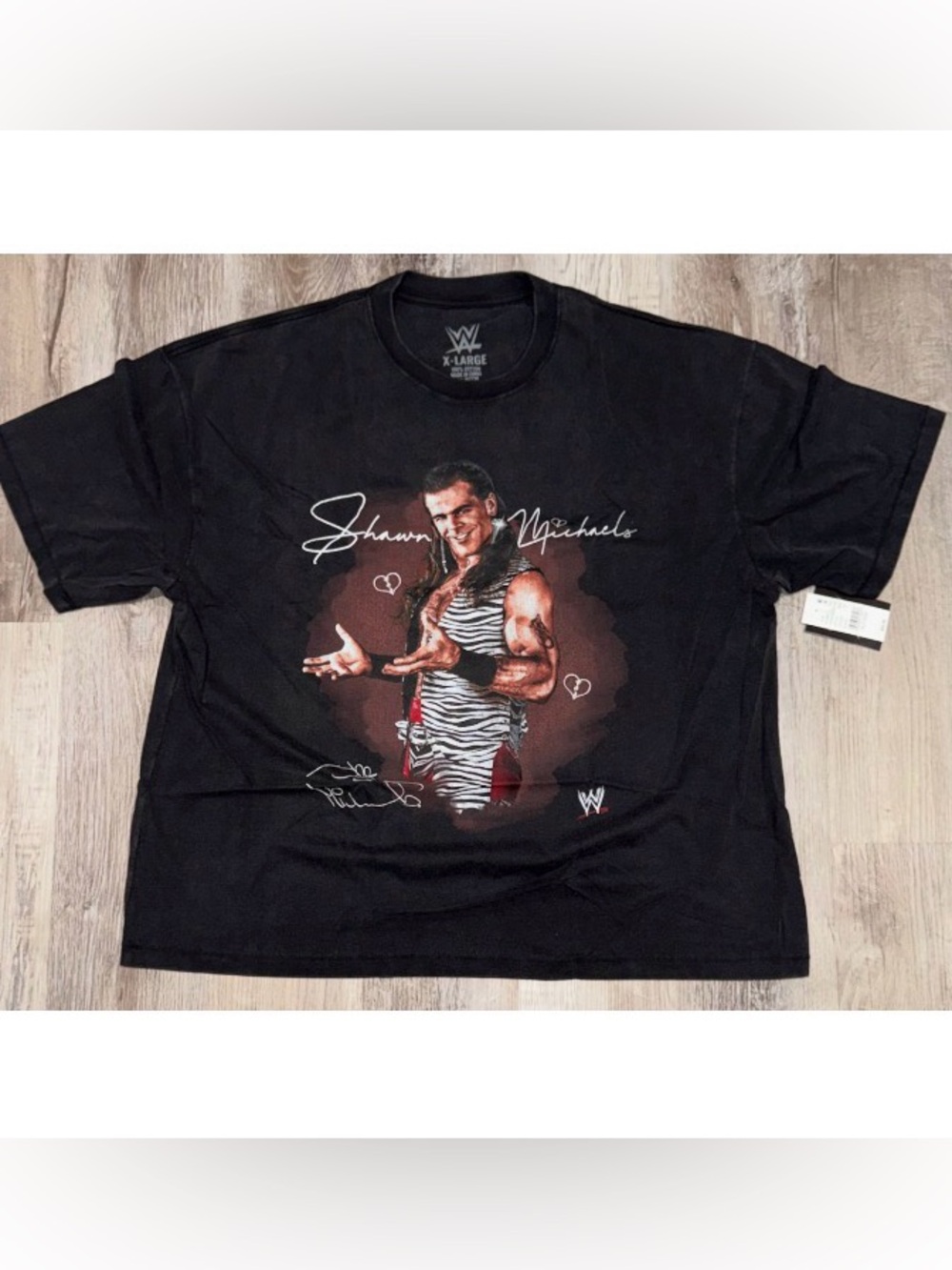 NWT Men"s WWE Shawn Michaels Hearts Shirt Size XL